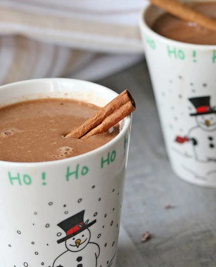 Creamy, Dairy-Free, Peppermint Hot Chocolate