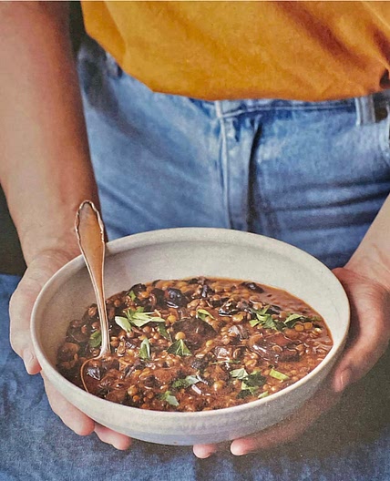 Mushroom and Lentil Stew