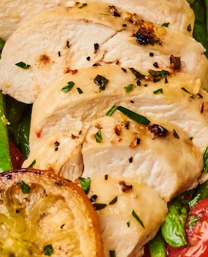 Lemon Garlic Chicken Foil Packets