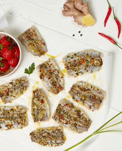 Bacaladillas gratinadas