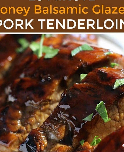 Honey Balsamic Pork Tenderloin