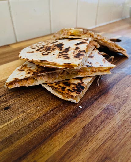 Tuna quesadilla 