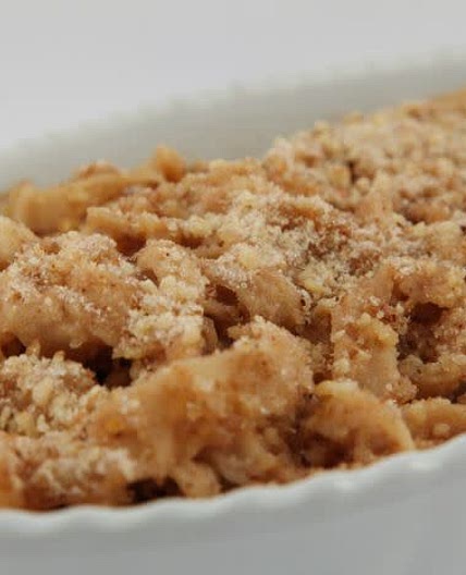 Sweet pasta with breadcrumbs