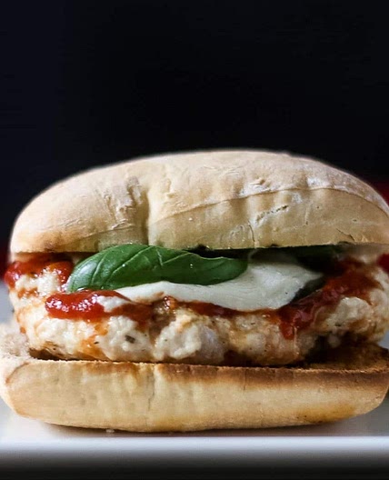 Chicken Parmesan Burgers
