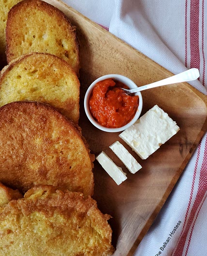 Prženice / Savory French Toast