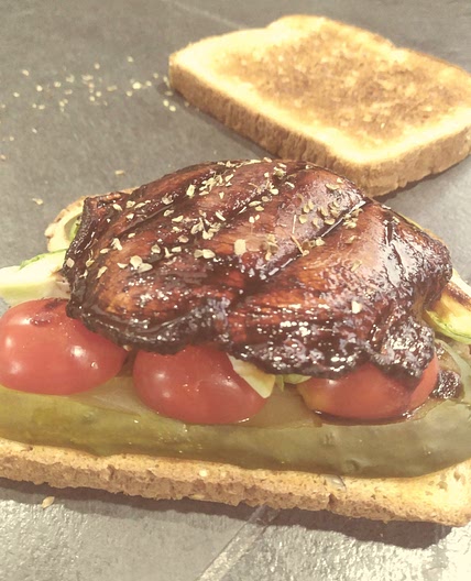 Portobello (In A Pan) Burger