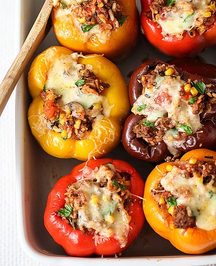 Ground Beef Stuffed Bell Peppers Recipe