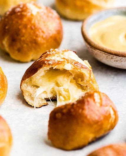 Cheese-Stuffed Pretzel Bites