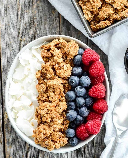 Healthy Peanut Butter Granola