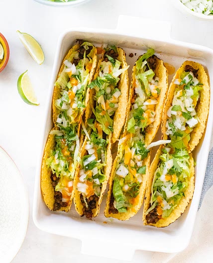Vegan Oven Baked Tacos