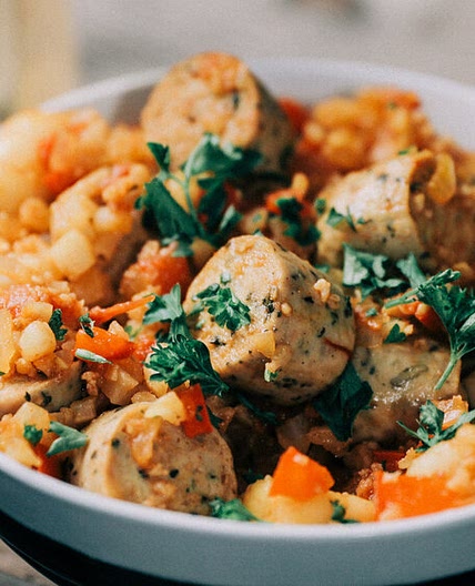 Cauliflower Paella Recipe — Sabatino's Gourmet: Chicken Sausages, Meatballs and Burgers