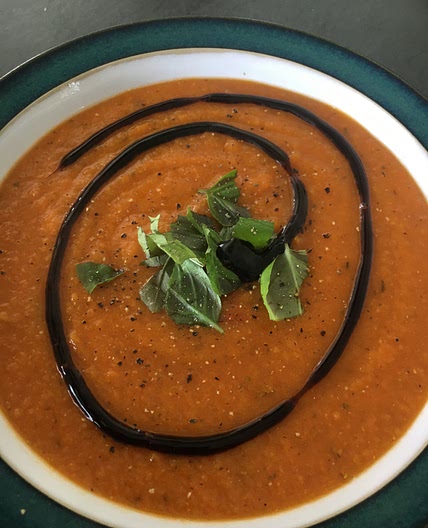 Carrot and lentil soup 