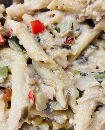 Eggplant Penne Pasta