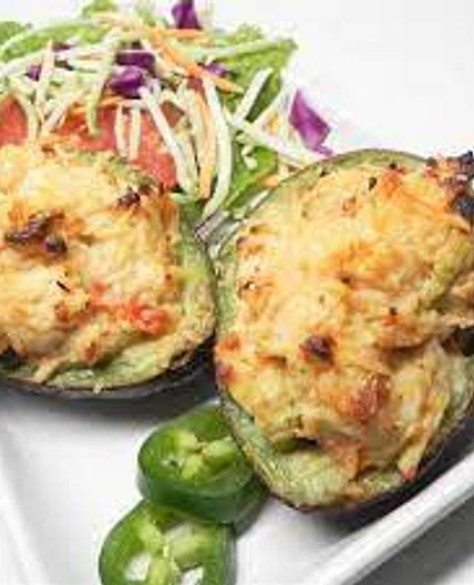 Hot Stuffed Avocados