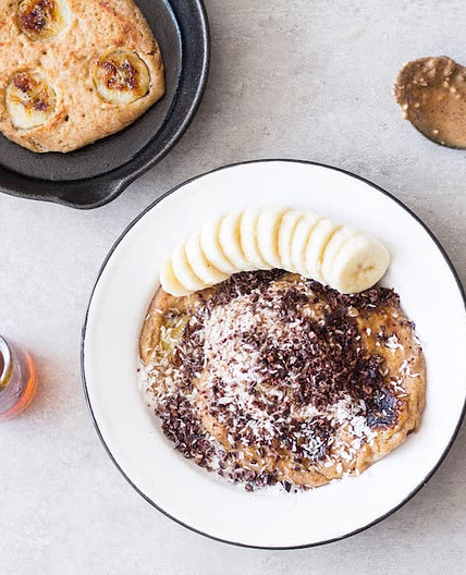 COCONUT BANANA PANCAKES