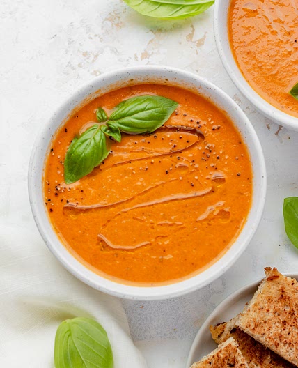 Roasted Tomato Soup | Vegan | Gluten-Free | Easy-to-Make