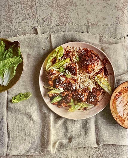 Sticky Sesame-Baked Cauliflower
