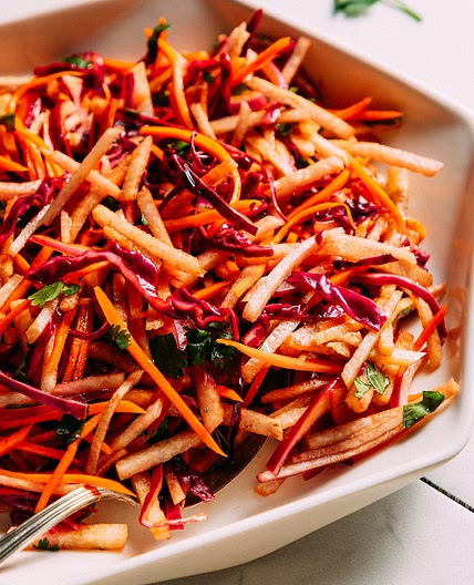 Crunchy Jicama Slaw (1 Bowl!)