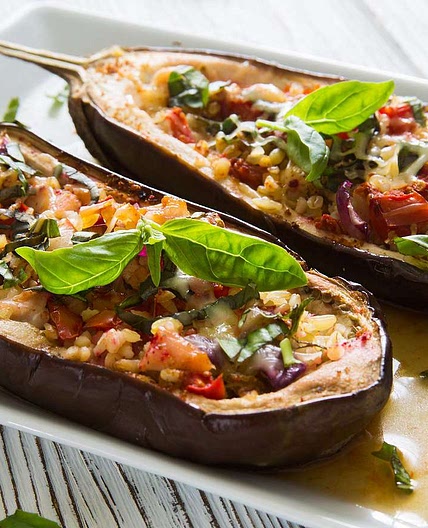 10-Minute Microwaved Aubergine (Eggplant)