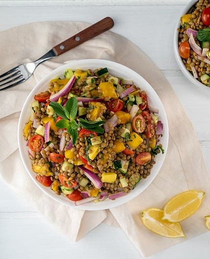 Ensalada de Lentejas Saludable