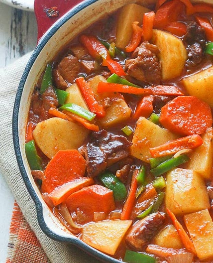 Hot Potatoes (African Stewed Potatoes)