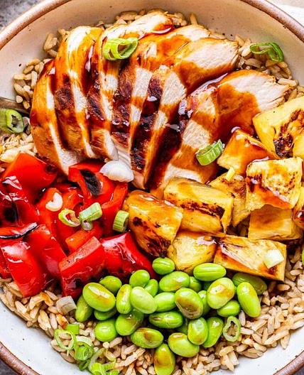 Teriyaki Chicken and Rice Bowls