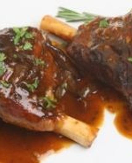 Slow Roasted Lamb Shanks