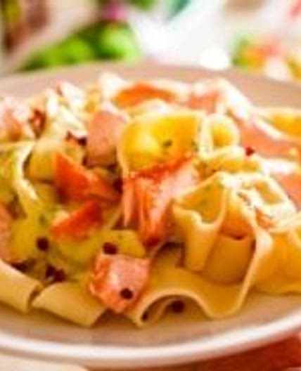 Salmon Pasta Without Cream Recipe