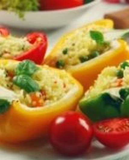 Stuffed Capsicum Rice Recipe