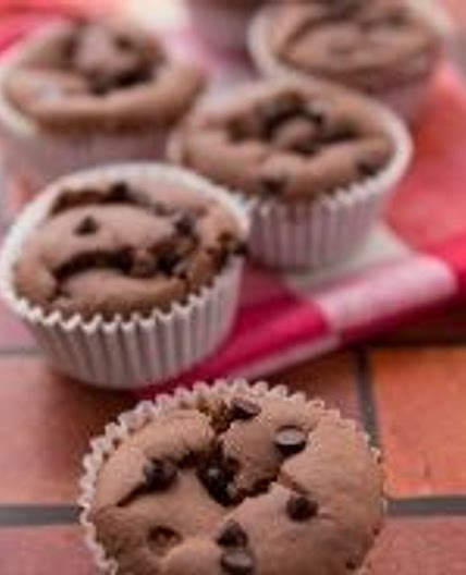 Eggless Chocolate Muffins