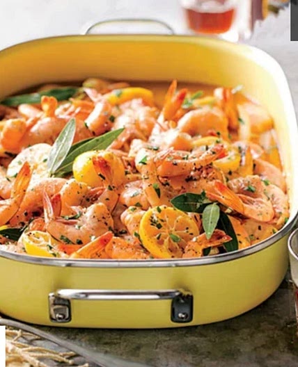 Beer-Braised BBQ Shrimp