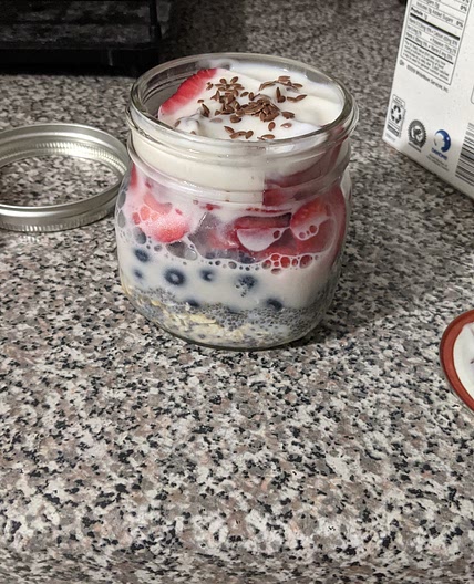 Strawberry Blueberry Oatmeal