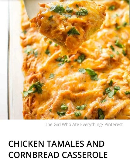 Chicken tamale casserole