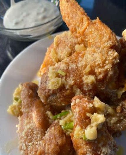 Garlic Parmesan wings