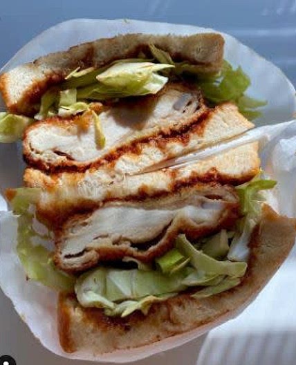 Chicken katsu sandwich
