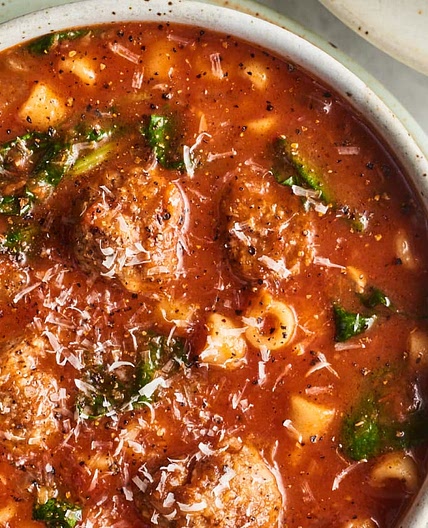 Easy, Supremely-Satisfying Sausage Meatball Soup