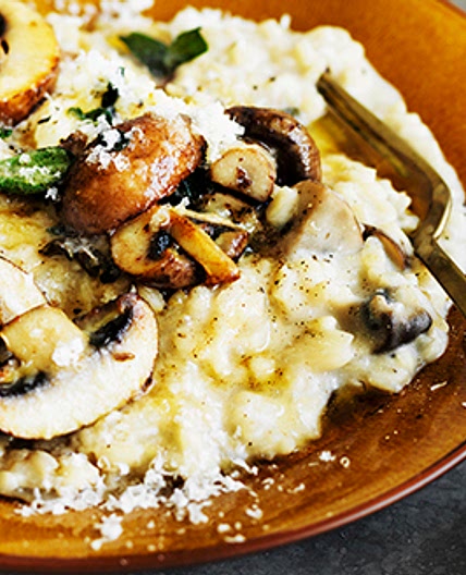 Mushroom risotto