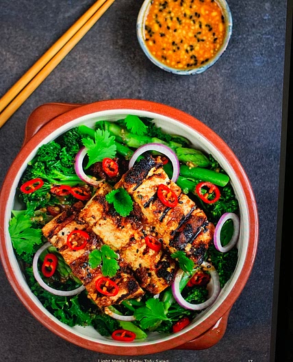 Satay Tofu Salad 