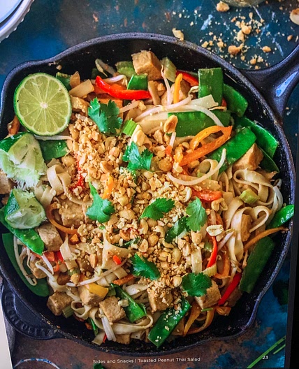toasted peanut thai salad 