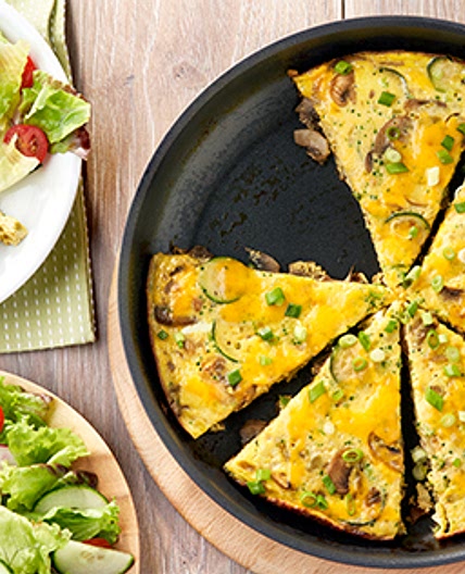 Cheddar Broccoli Frittata