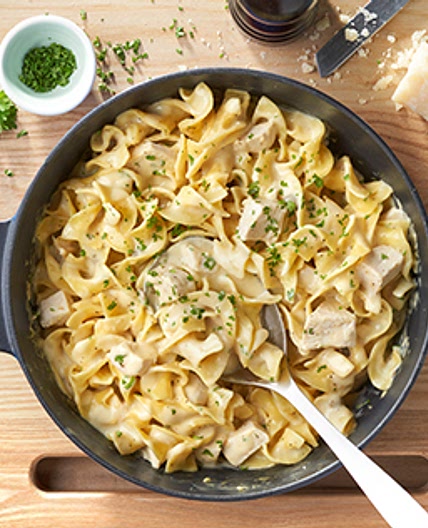 Quick Creamy Chicken & Noodles