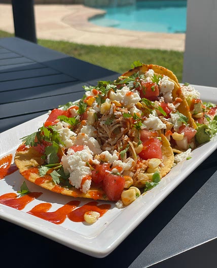 Watermelon Chicken Tacos