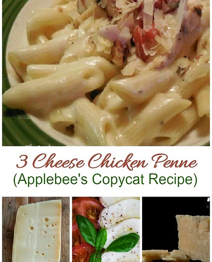 Applebees's 3 Cheese Chicken Penne Pasta copycat