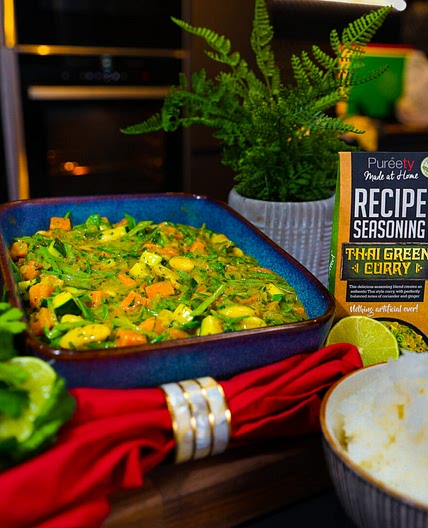 Butterbean and Sweet Potato Thai Green Curry by Pureety