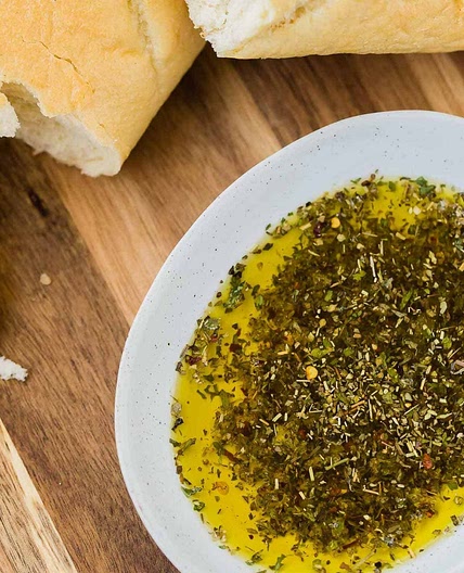 Bread Dipping Oil Recipe | Restaurant-Style