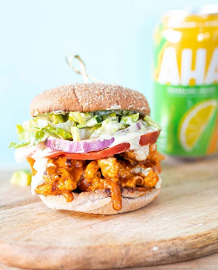 Vegan Buffalo Chicken Sandwiches