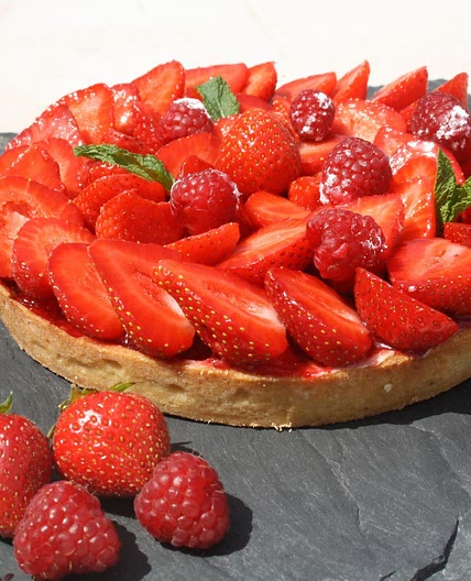 Tarte aux fraises