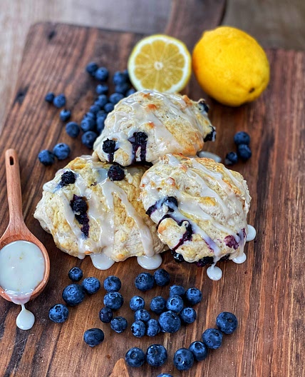 Vegan Blueberry Lemon Biscuits – Plantiful Kiki | Plant Based Living