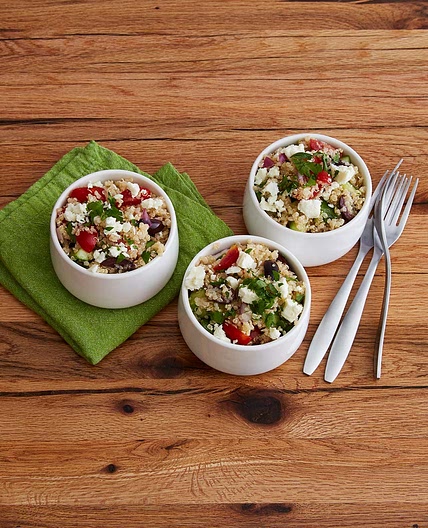 Mediterranean Quinoa Salad - recipe from MyNetDiary