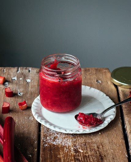 rhubarb jam (small batch) — the farmer's daughter | let's bake something